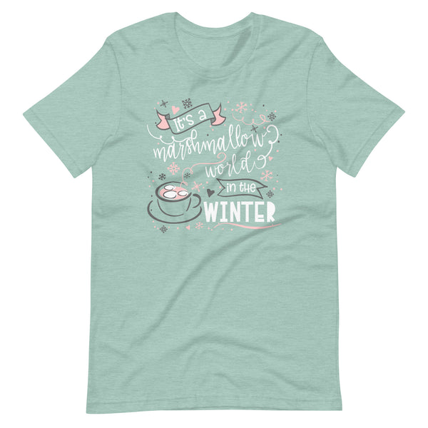 Marshmallow World, T-Shirt, Mickey Cocoa Disney Holiday Shirt