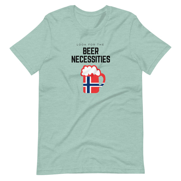 Disney Drinking Beer Necessities T-Shirt NORWAY Beer Shirt Bare Necessities T-Shirt