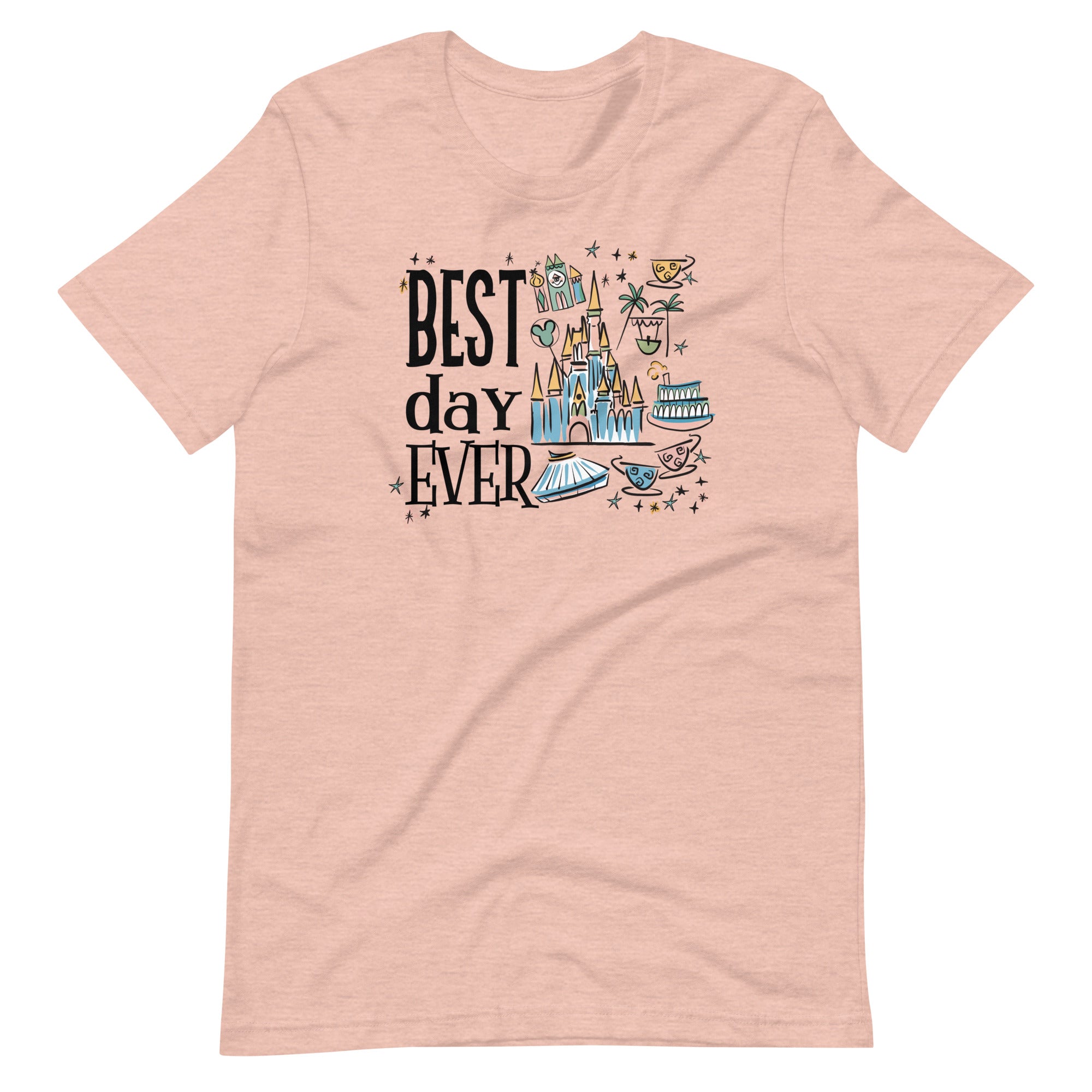 Disney Magic Kingdom T-Shirt Best Day Ever Disney Trip T