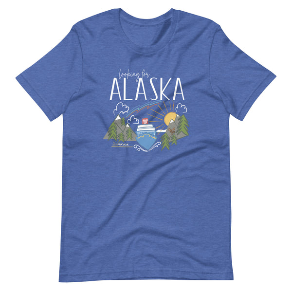 Disney Cruise Alaska T-Shirt Cruise Shirt with Moose Dogs Aurora Borealis and Sunshine Alaska T-shirt