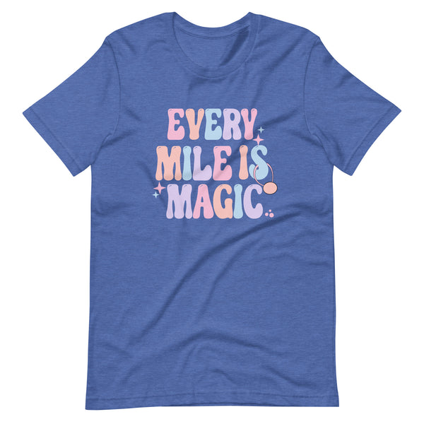 runDisney Every Mile is Magic Pastels Disney shirt Unisex t-shirt