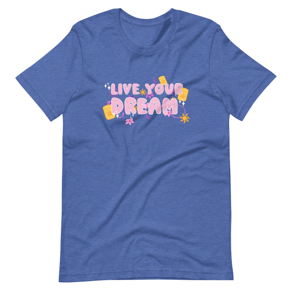 runDisney Tangled Live Your Dream Disney Rapunzel Running Unisex t-shirt