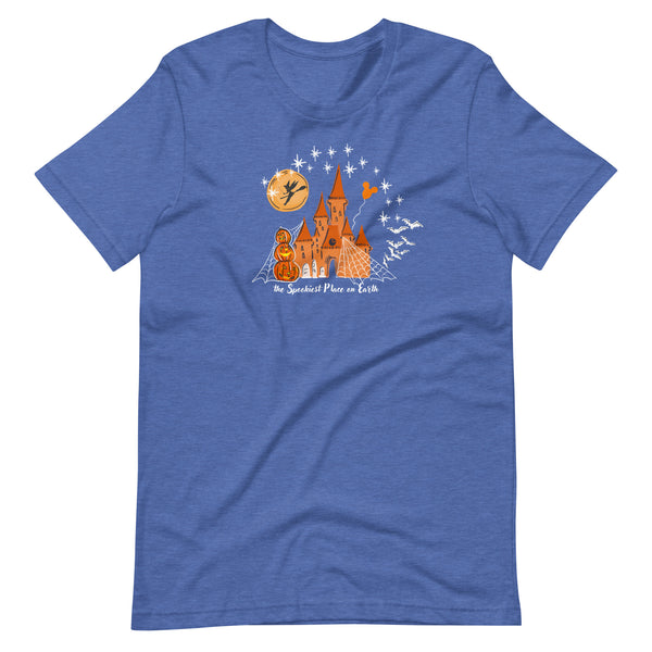 Tink Halloween Castle T-Shirt Tinkerbell Disney Halloween Spookiest Place on Earth T-shirt