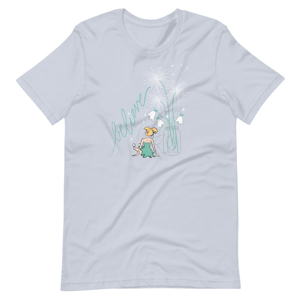 Tinkerbell T-Shirt Believe in Fairies Disney Fairies Dandelion Wishes Tink T-Shirt