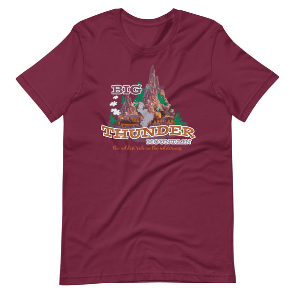 Big Thunder Mountain T-Shirt Disney Shirt Disney Railroad Disney Mountains Shirt Frontierland Disney T-Shirt