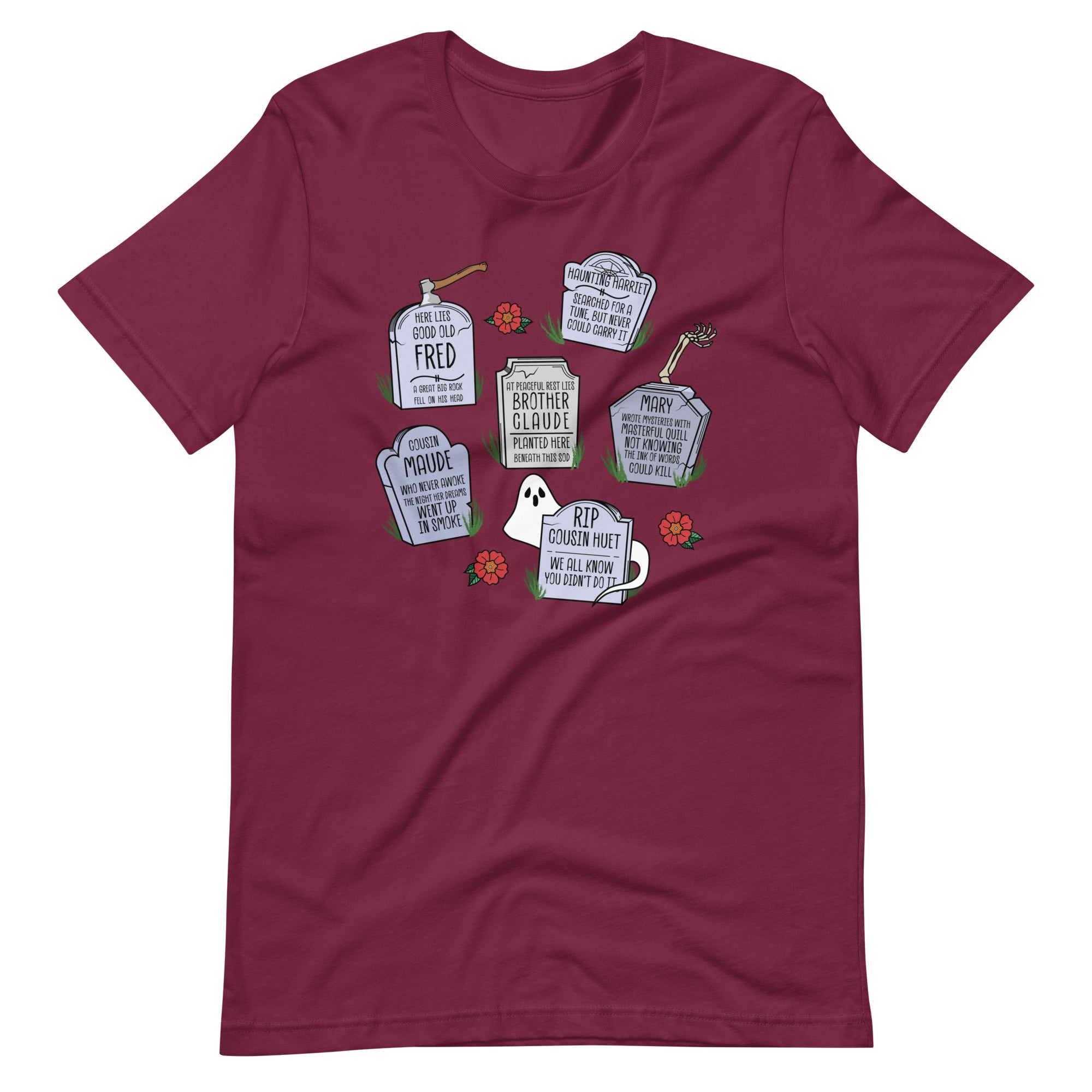 Muppets Haunted Mansion Rest in Peace Tombstones Halloween Spooky Unisex t-shirt