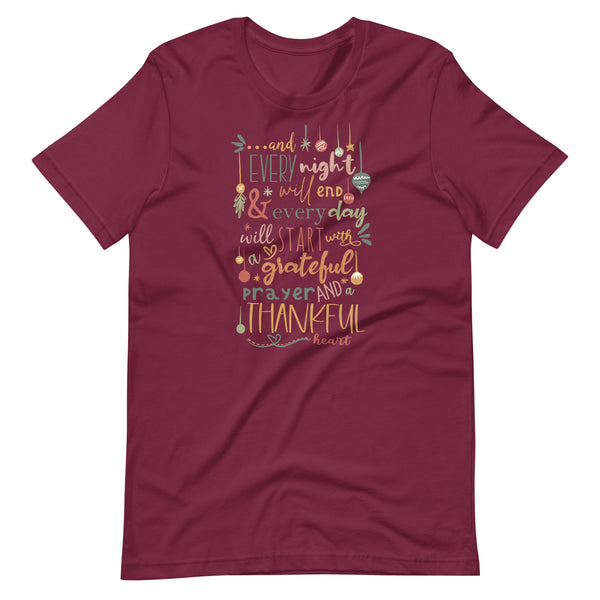 Muppets Christmas Carol T-Shirt A Thankful Heart Disney Christmas Shirt Thanksgiving Muppets Christmas Song T-Shirt