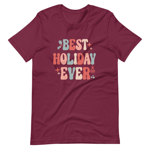 Best Holiday Ever Fun Disney Christmas Mickey's Very Merry Christmas Party Unisex t-shirt