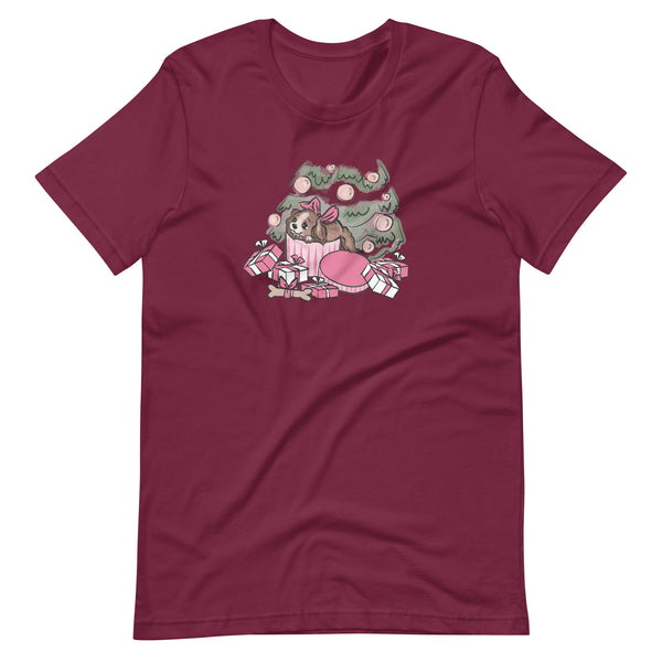 Christmas Puppy T-shirt Disney Lady and the Tramp Christmas T-Shirt