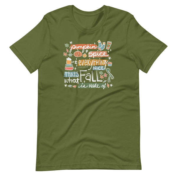 Pumpkin Spice T-Shirt And Everything Nice Cozy Fall T-shirt