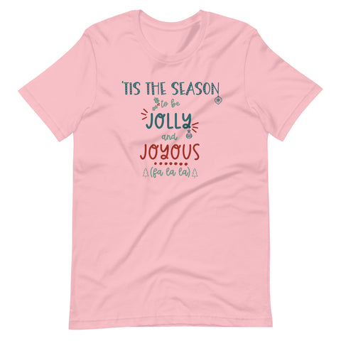 Muppets Christmas Carol Jolly T-shirt- READY TO SHIP- Pink- Small