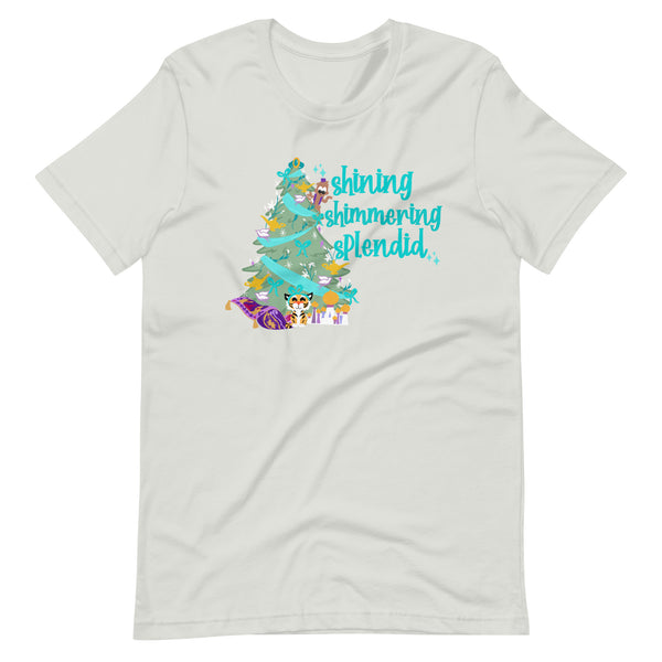 Princess Jasmine Disney Christmas Tree Holiday Aladdin Unisex t-shirt