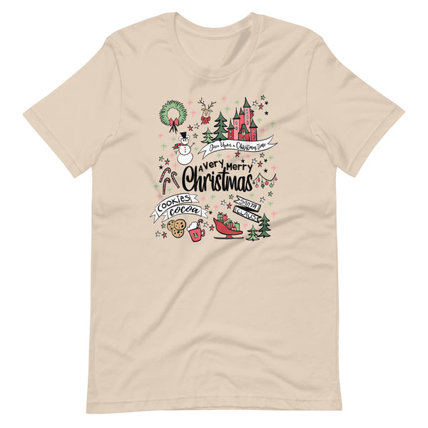 Disney Christmas Party T-Shirt Disney Shirt Very Merry Christmas Magic Kingdom Party Unisex T-Shirt