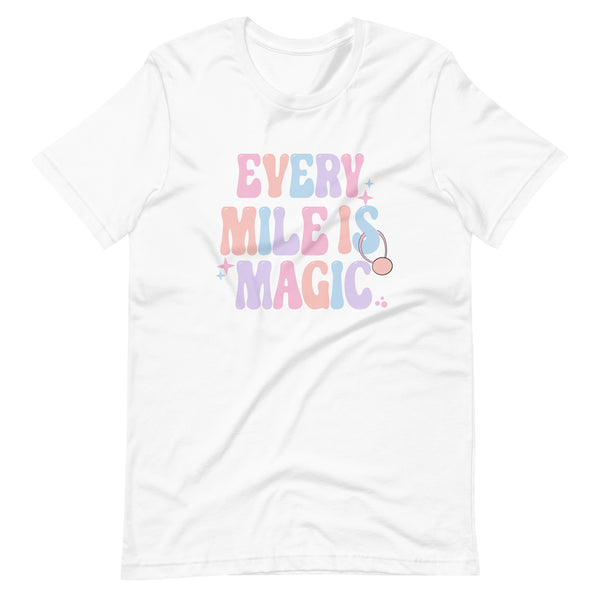 runDisney Every Mile is Magic Pastels Disney shirt Unisex t-shirt