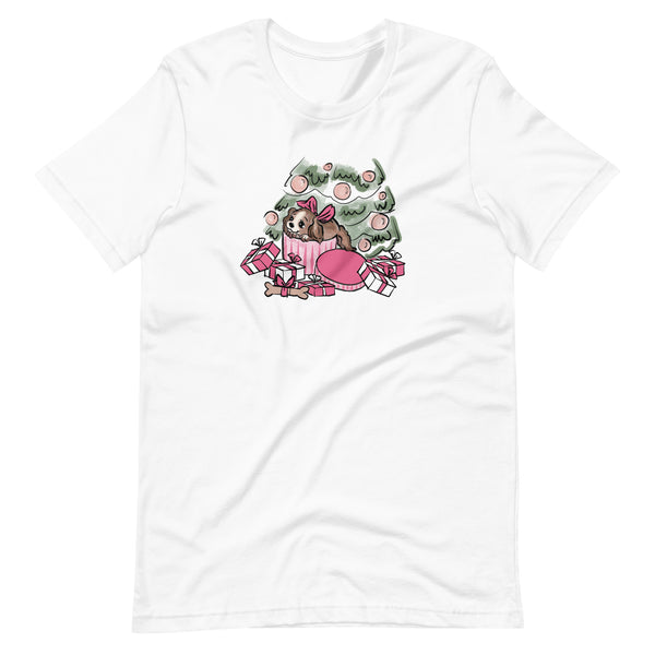 Christmas Puppy T-shirt Disney Lady and the Tramp Christmas T-Shirt