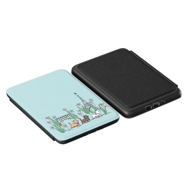 Aristocats Kindle Case Cat Lover Floral Paris E-Reader Cover Disney Kindle Case - Multiple Sizes