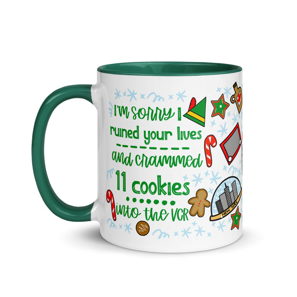 Elf Movie Funny Christmas Mug Quotes Cookies in the VCR Buddy the Elf Movie Mug