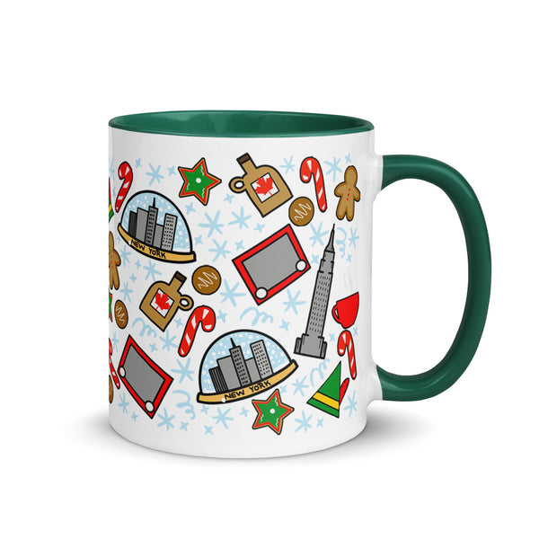 Elf Movie Funny Christmas Mug Quotes Cookies in the VCR Buddy the Elf Movie Mug