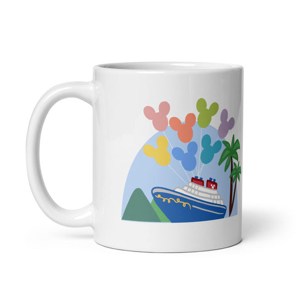 Pastel Disney Cruise Ships Mug With Checkboxes Disney Cruise Gift Mug