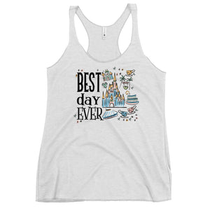 Disney Magic Kingdom Tank Top Best Day Ever Disney Family Vacation Tank Top