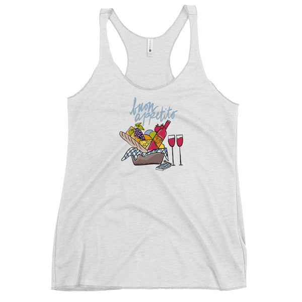 Buon Appetito Tank Top Epcot Food and Wine Festival Disney Women's Racerback Tank