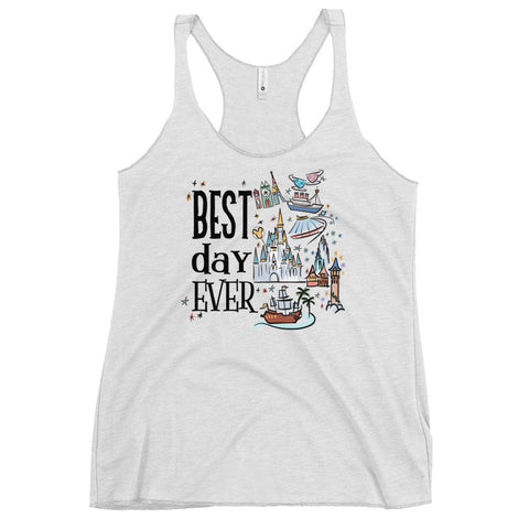 Tokyo Disney Best Day Ever Tank Top DisneySea Disneyland Women's Racerback Tank