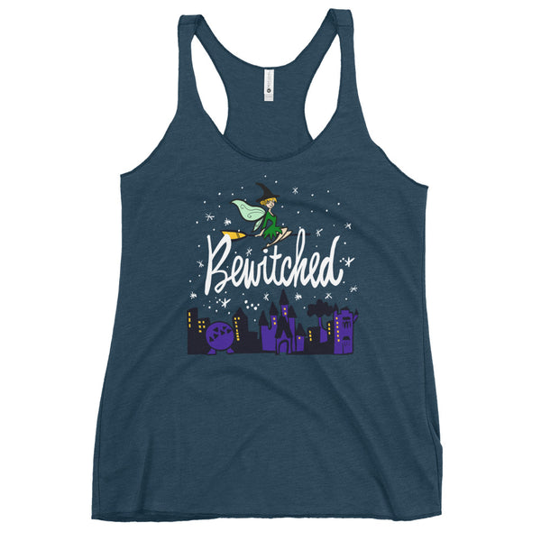 Tinkerbell Bewitched Tank Top Disney World Halloween Tinkerbell Women's Racerback Tank