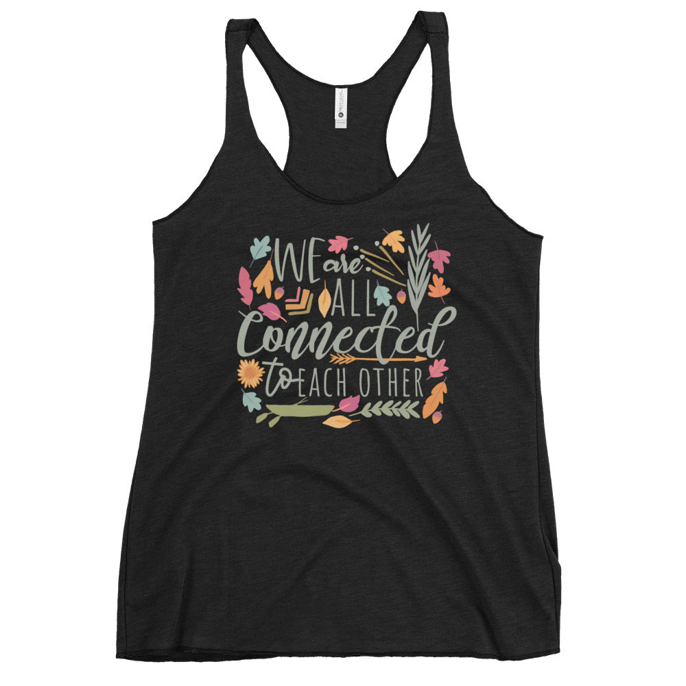 Pocahontas Tank Top We are All Connected Disney Fall Shirt Disney
