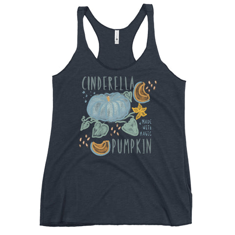 Cinderella Pumpkin Tank Top Disney Shirt Made with Magic Disney Pumpkin Tank