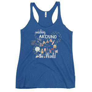 Epcot Snacking Around the World Tank Top Epcot Food Disney Shirt Food and Wine Festival Tank Top