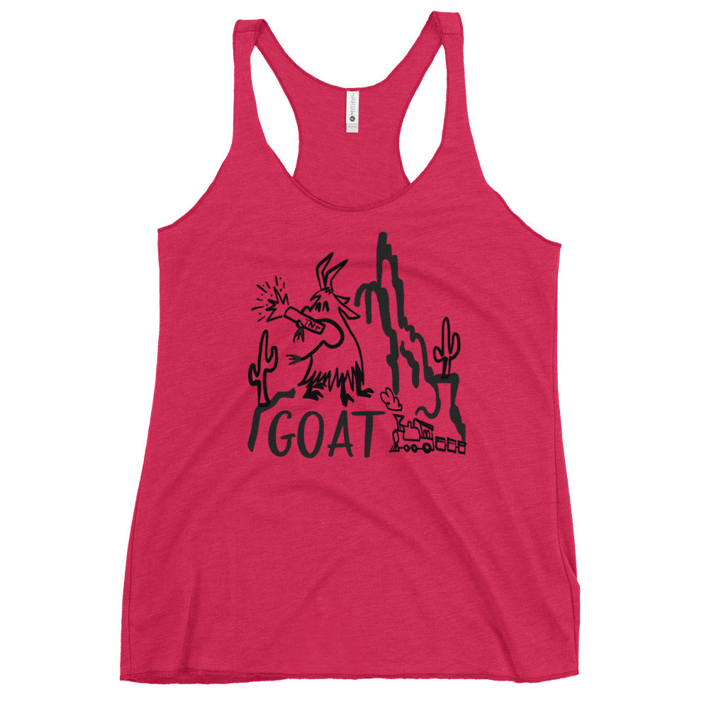 The Disney GOAT Tank Top Big Thunder Mountain Goat Disney World Disneyland Disney Women's Racerback Tank