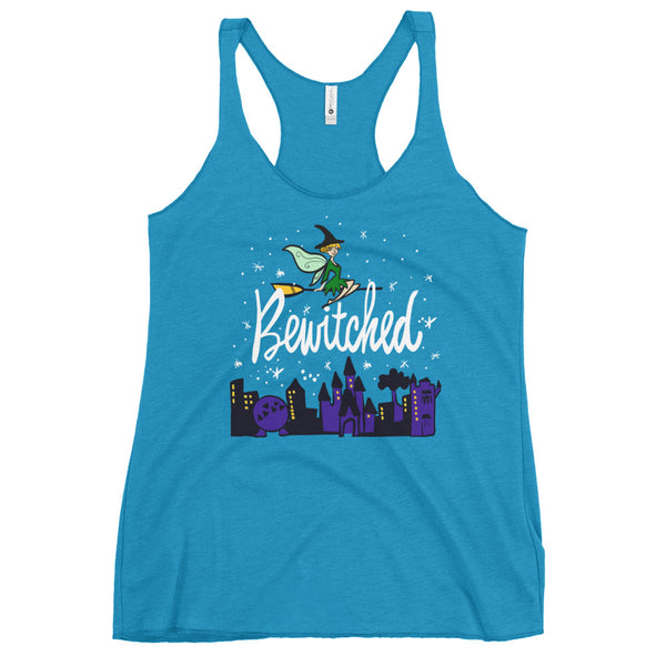 Tinkerbell Bewitched Tank Top Disney World Halloween Tinkerbell Women's Racerback Tank