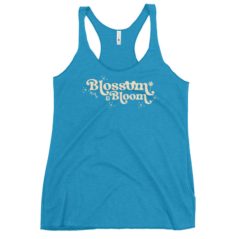 Flower and Garden Blossom and Bloom Mickey Flower Disney Women's Racerback Tank