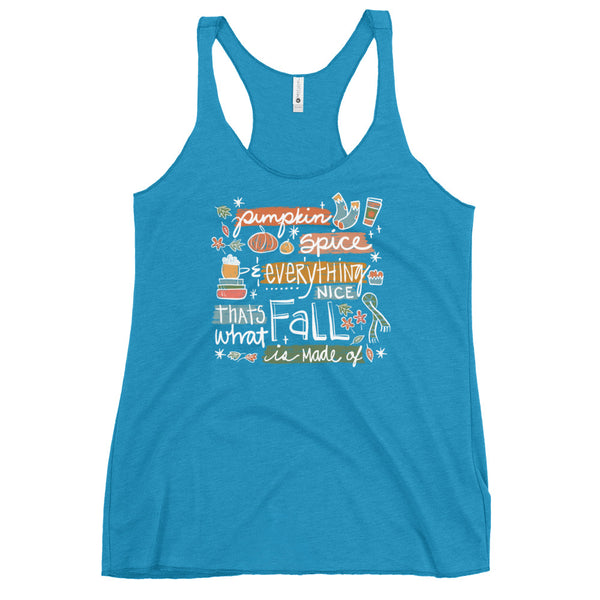 Pumpkin Spice Tank Top And Everything Nice Cozy Fall Tank