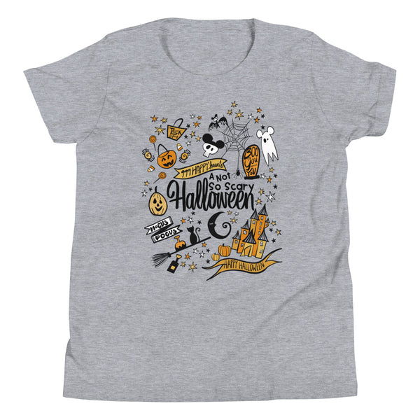 Disney Halloween Party Kid's Shirt Disney Shirt Not So Scary Halloween Magic Kingdom Party Kid's Shirt