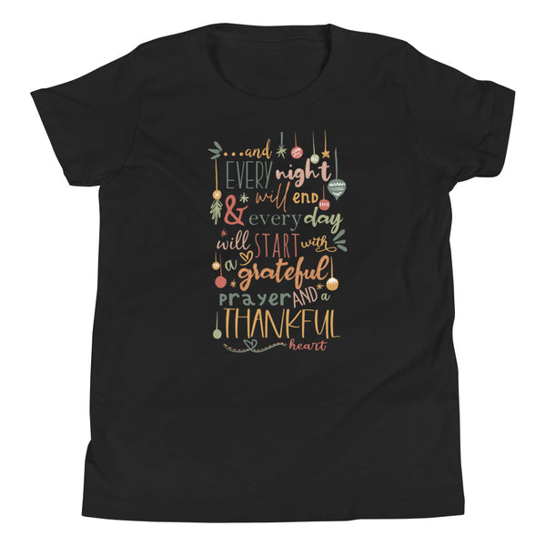 Muppets Christmas Carol Kid's Shirt A Thankful Heart Disney Christmas Shirt Thanksgiving Muppets Christmas Song Kid's Shirt