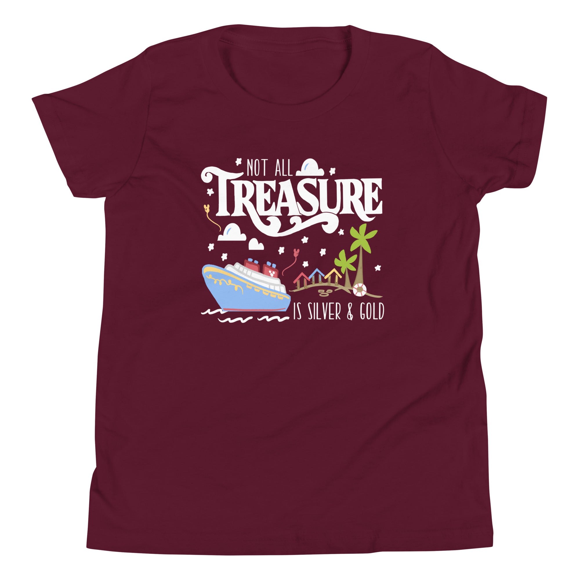 youth-staple-tee-maroon-front-