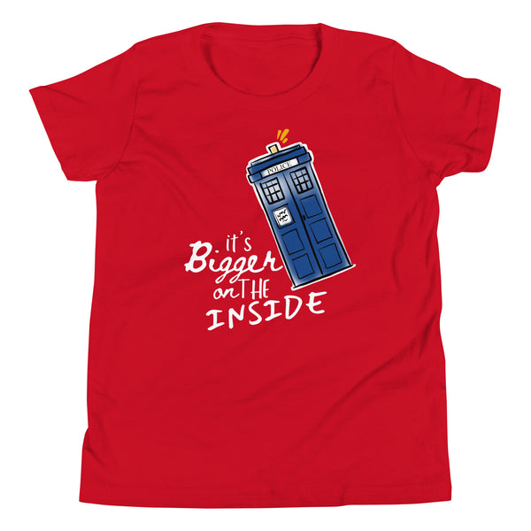 It's Bigger on the Inside Kids Shirt Dr Who Police Box Shirt, Time Lord Shirt, Whovian Kid's Shirt