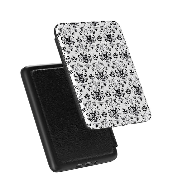 Haunted Mansion Kindle Case, Black and White Spooky Disney Kindle Case - Multiple Sizes