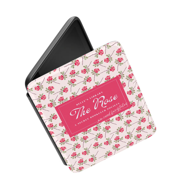 Belle's Library Kindle Case The Rose Bookclub Beauty and the Beast Disney Kindle Paperwhite/Colorsoft 7"