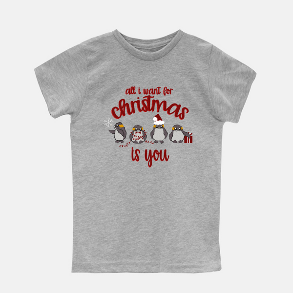 Christmas Star Wars Disney Kids Shirt with Christmas Porgs