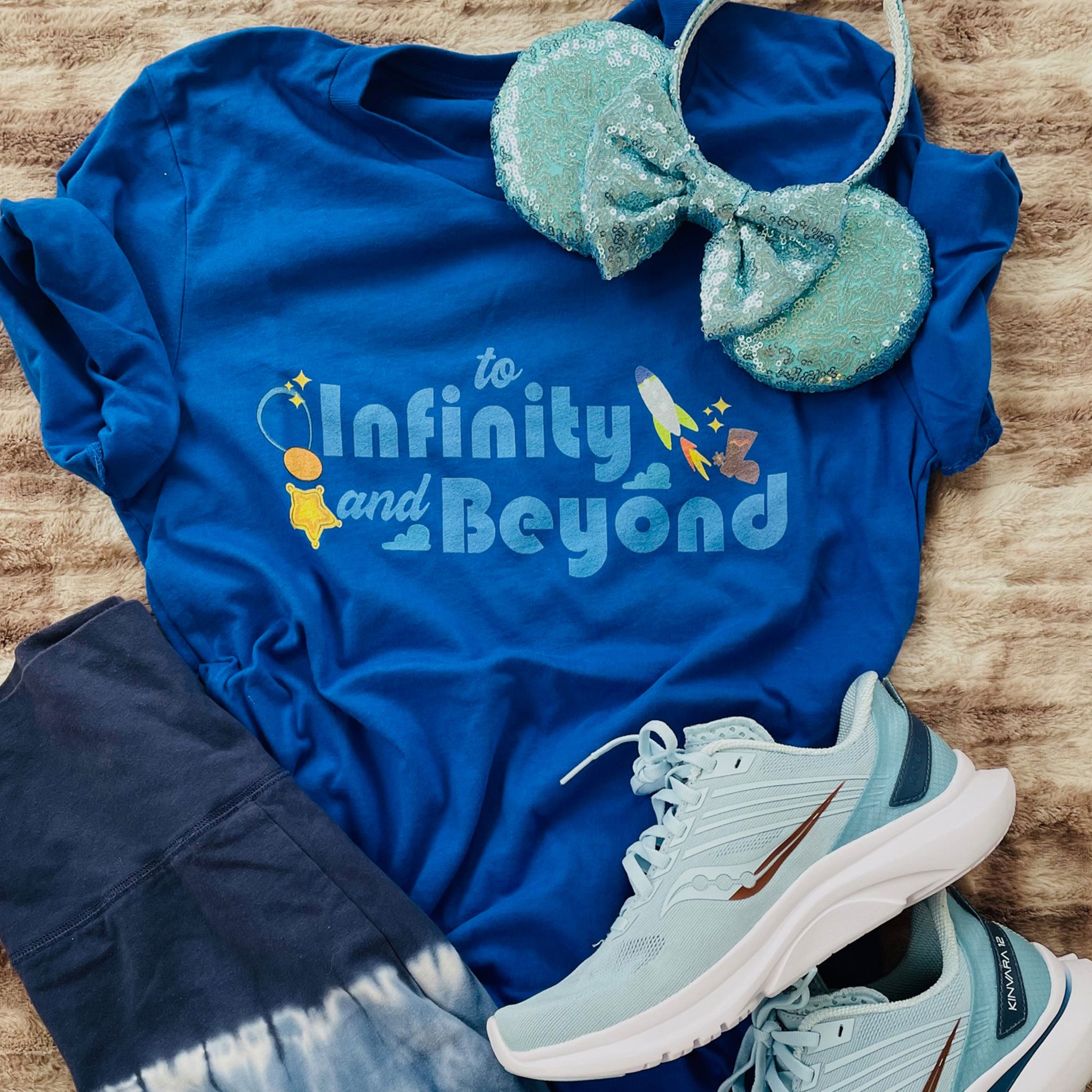 runDisney Toy Story T-shirt READY TO SHIP-Royal Blue- Small