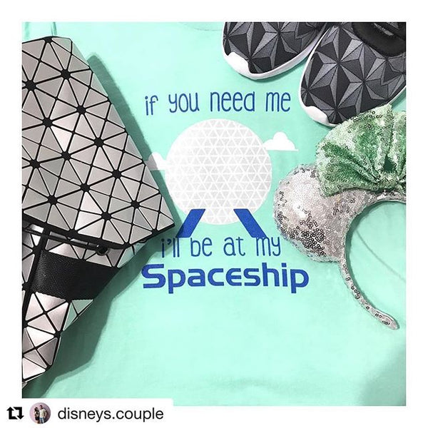 I'll be at my Spaceship Epcot Spaceship Earth Walt Disney World Inspired shirt