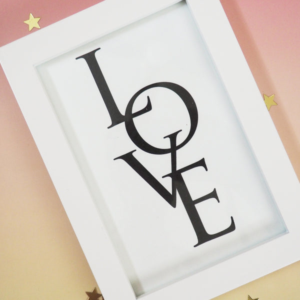Inspirational Love Dream 4x6 Printable Wall Art Print- 2 Pack