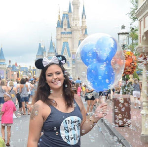 Main Street Strollin' Mickey Balloon Disney Tank Top