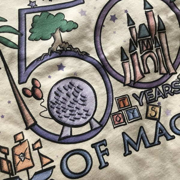 50 Years of Magic Kids T-Shirt Walt Disney World 50th Anniversary Kids T-Shirt