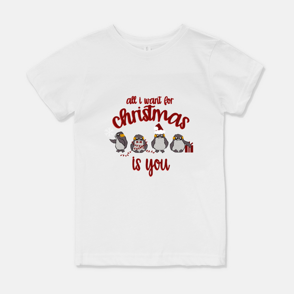 Christmas Star Wars Disney Kids Shirt with Christmas Porgs