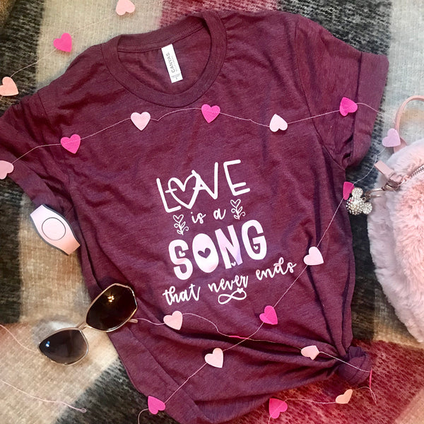Love is a Song Bambi Vintage Triblend T-Shirt