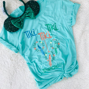 Tiki Tiki Tiki Room Bird Unisex T-shirt, Tropical Hideaway Adventureland Walt Disney World