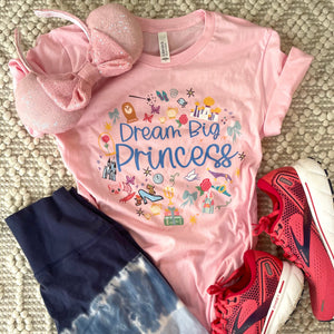 runDisney Dream Big Princess T-Shirt Princess Yoga Half Marathon Unisex T-Shirt